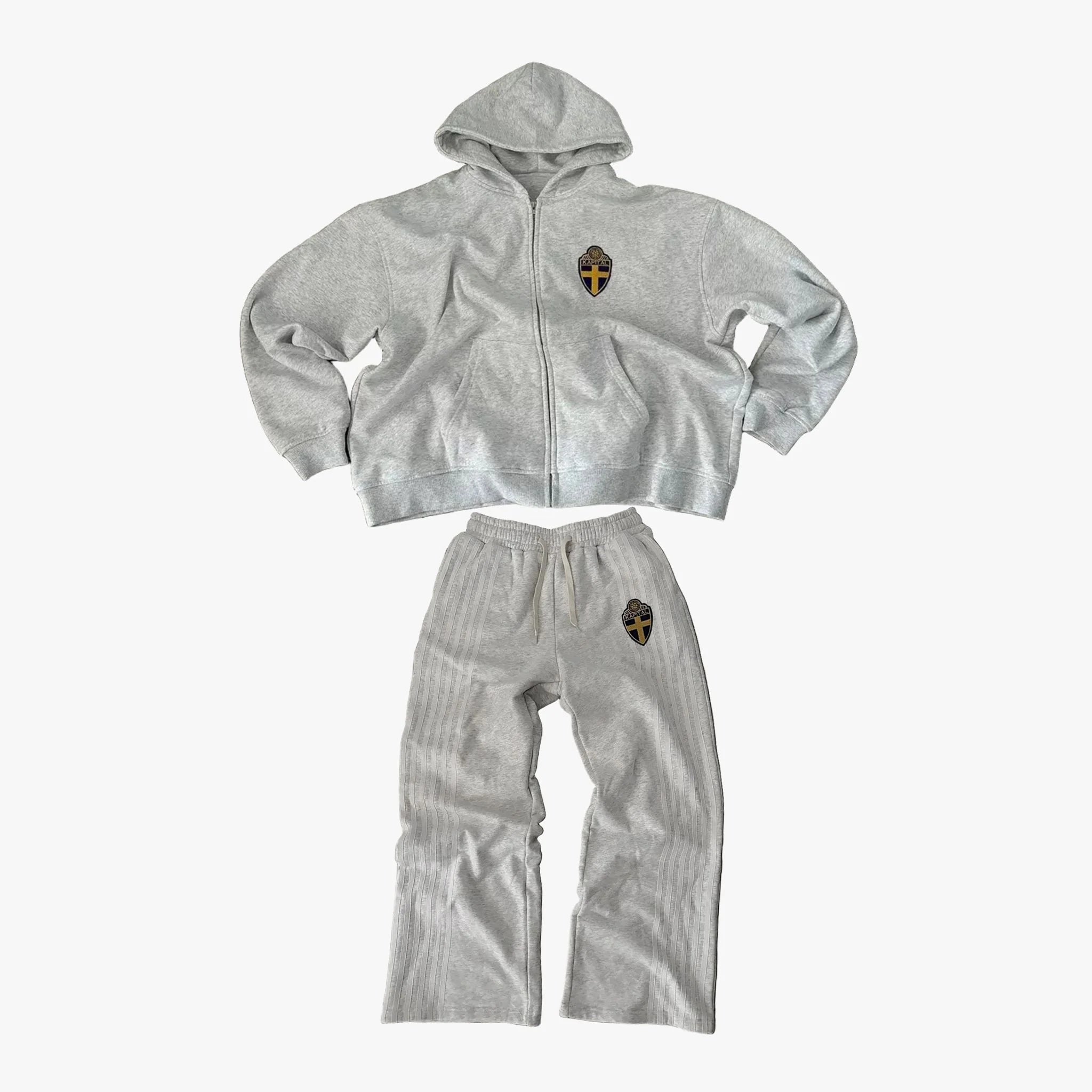 ,,KAPITAL“ SWEDEN GREY TRACKSUIT (UNISEX)