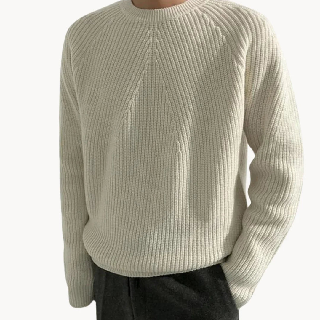 SANTO ‚,RIBBED“ SWEATER